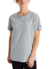 Champion Women's Cotton Logo Boyfriend T-Shirt