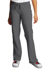 Champion Women's Drawstring-Waist Jersey Cotton Pants - Granite Heather