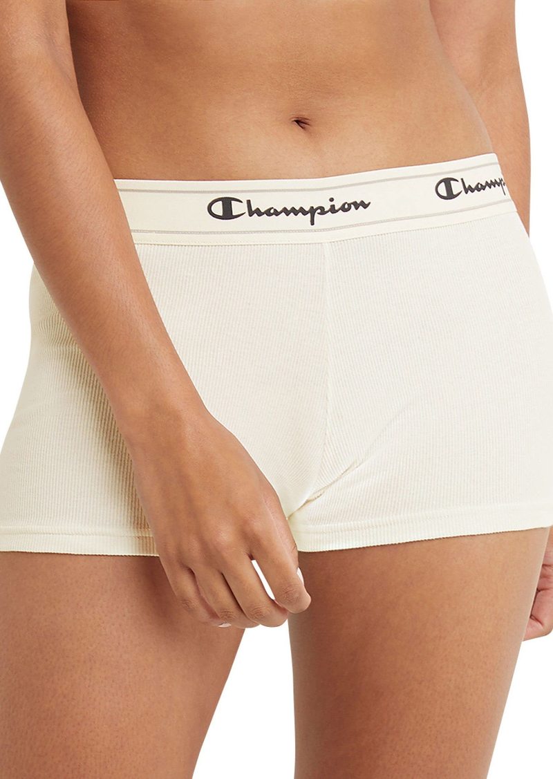 Champion Women's Heritage Thong Panties, Stretch Cotton Thong Underwear,  Moisture-Wicking