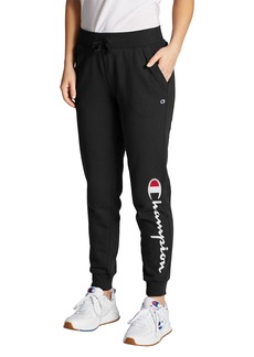 Champion womens Powerblend Joggers Script Logo Sweatpants Black-y07459  US