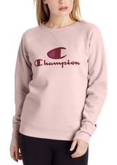 Champion Women's Powerblend Logo Graphic Sweatshirt