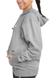 Champion Women's Powerblend Oversized Sweatshirt Hoodie - Oxford Gray