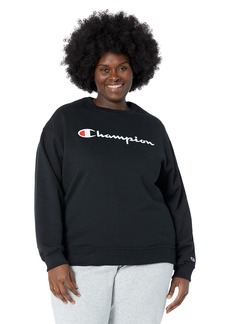 Champion Powerblend Fleece Crewneck Warm Sweatshirt for Women (Plus