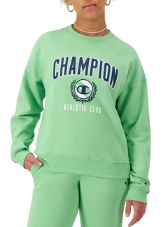 Champion Women's Sweatshirt Powerblend Fleece Crewneck Warm Sweatshirt for Women Graphic
