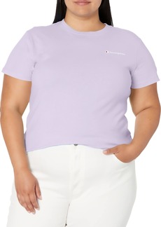Champion Women's T-Shirt Classic Cotton-Blend T-Shirt Crewneck Tee Jersey T-Shirt