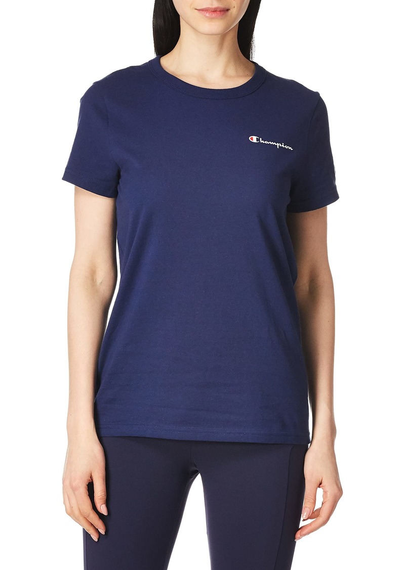 Champion Women's The Boyfriend TEE athletic navy SMALL