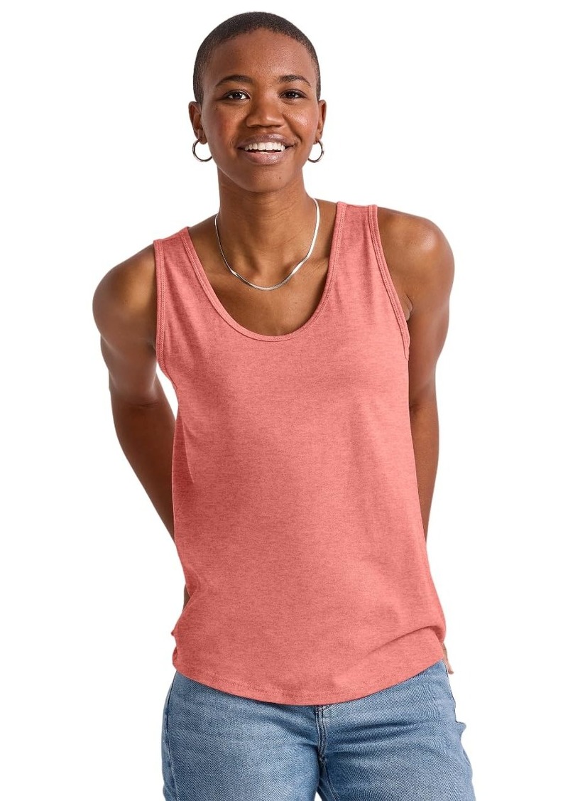 Champion Hanes Comfortblend Originals Tri-Blend Tank Top Lightweight Sleeveless Shirt for Women Plus