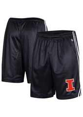 Men's Champion Black Illinois Fighting Illini Team Lacrosse Shorts - Black