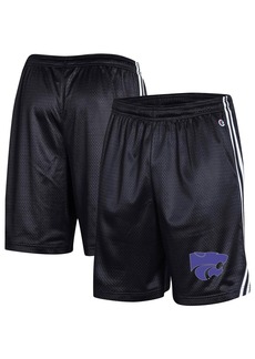 Men's Champion Black Kansas State Wildcats Team Lacrosse Shorts - Black