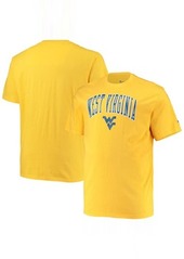 Men's Champion Gold West Virginia Mountaineers Big & Tall Arch Over Wordmark T-Shirt at Nordstrom