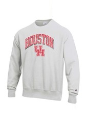 Men's Champion Gray Houston Cougars Arch Over Logo Reverse Weave Pullover Sweatshirt at Nordstrom