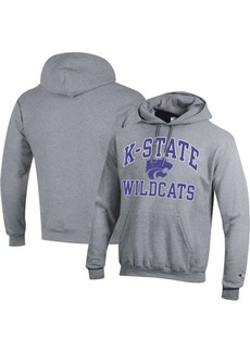 Men's Champion Heather Gray Kansas State Wildcats High Motor Pullover Hoodie at Nordstrom