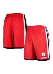 Men's Champion Scarlet Nebraska Huskers Basketball Shorts - Scarlet