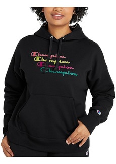 Champion Plus Womens Sweatshirt Logo Hoodie