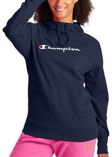 Champion Powerblend Womens Fleece Logo Hoodie