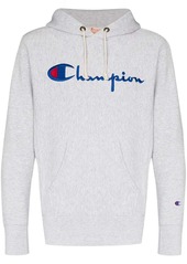 Champion script embroidered logo hoodie