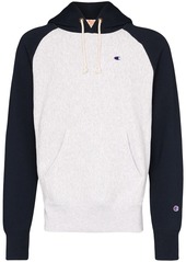 Champion two-tone cotton-blend hoodie
