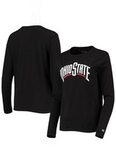Women's Champion Black Ohio State Buckeyes University Logo Long Sleeve T-Shirt at Nordstrom