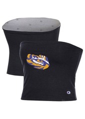 Women's Champion Black/Gray LSU Tigers Reversible Allover Print Tube Top at Nordstrom