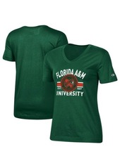 Women's Champion Green Florida A & M Rattlers Primary Logo V-Neck T-Shirt at Nordstrom