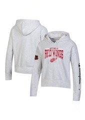 Women's Champion Heathered Gray Detroit Red Wings Reverse Weave Pullover Hoodie in Heather Gray at Nordstrom