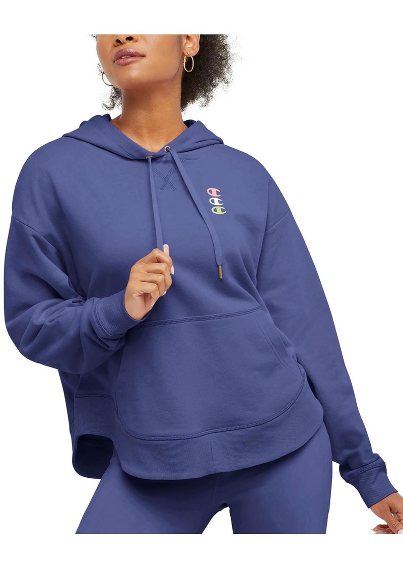 Champion Womens Long Sleeve Ribbed Trim Hoodie