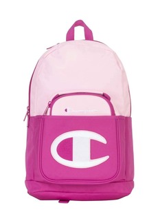 Champion Youth Backpack With Removable Lunch Kit In Pink Combo