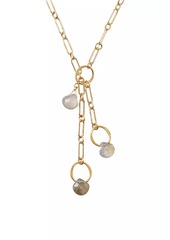 Chan Luu 18K-Gold-Plated & Freshwater Pearl Or Labradorite Pendant Necklace