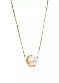 Chan Luu 18K-Gold-Plated & Freshwater Pearl Pendant Necklace