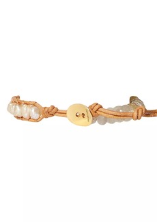 Chan Luu 18K-Gold-Plated & Multi-Gemstone Bracelet