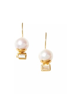 Chan Luu 18K-Gold-Plated & Multi-Gemstone Drop Earrings