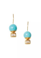 Chan Luu 18K-Gold-Plated & Multi-Gemstone Drop Earrings