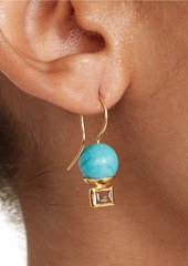 Chan Luu 18K-Gold-Plated & Multi-Gemstone Drop Earrings