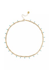 Chan Luu 18K-Gold-Plated & Turquoise Necklace