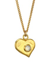 Chan Luu 18K Goldplated Sterling Silver & Moonstone Heart Pendant Necklace