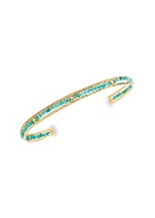 Chan Luu 18K Yellow Goldplated Sterling Silver & Turquoise Bracelet