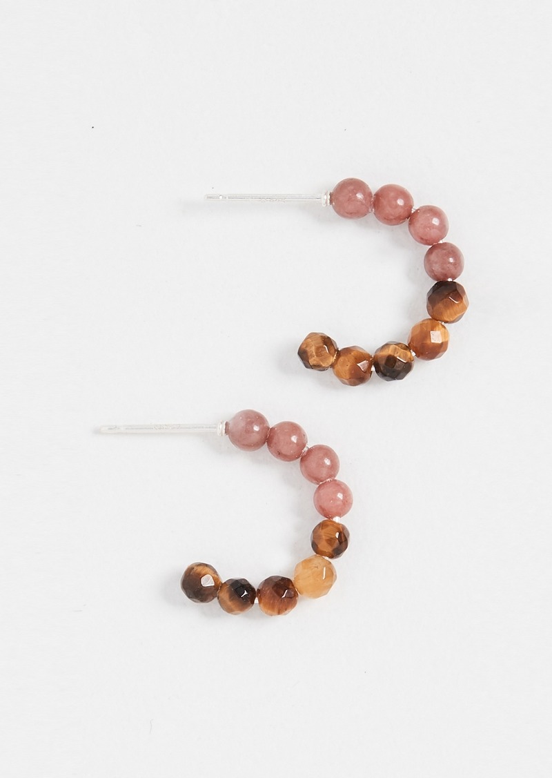 Chan Luu Beaded Hoops