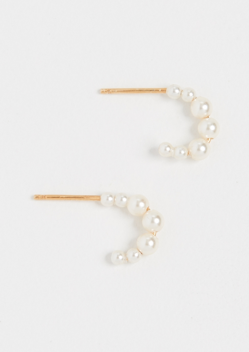 Chan Luu Cream Pearl Earrings