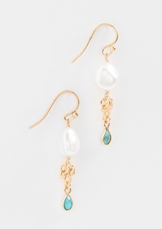 Chan Luu Pearl and Turquoise Earrings