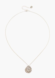 Chan Luu Coin Necklace With Diamonds In Silver