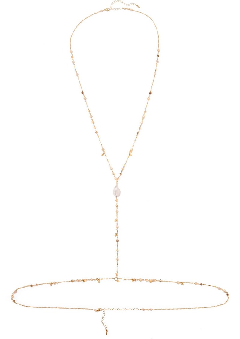 Gold-tone, Shell And Mother-of-pearl Body Chain