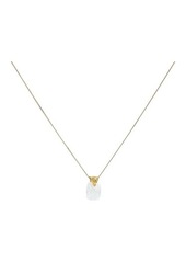 Chan Luu Moonstone Pendant with Champagne Diamond Necklace