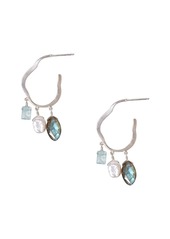 Chan Luu Sterling Silver & Multi-Stone Drop Earrings