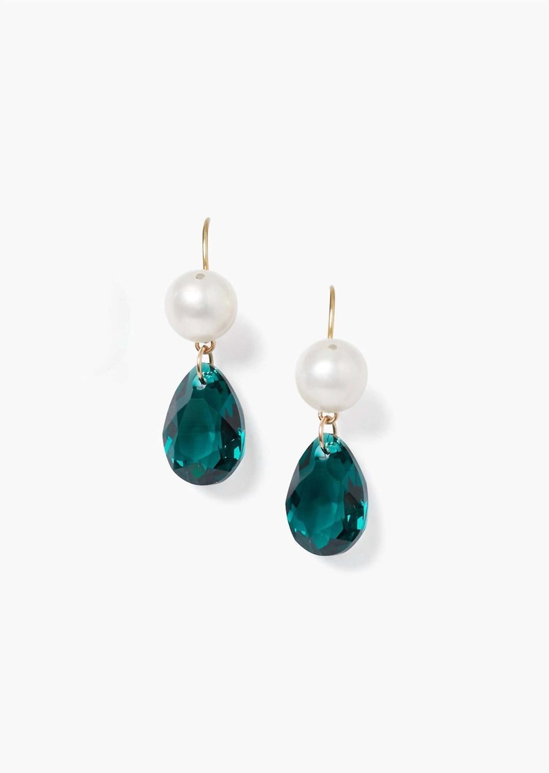 Chan Luu Women's Monte Carlo Drop Earrings In Emerald