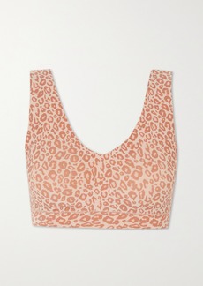 Chantelle Softstretch Leopard-print Stretch-knit Bralette