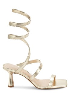 Charles David Ankle Wrap Strappy Heel Sandals