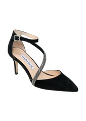 Charles David Adorn Ankle Strap Pointed Toe Pump
