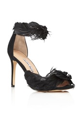 Charles David Women's Collector Feather-Embellished High-Heel Sandals