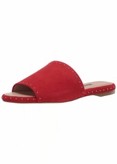 Charles David Women's Flat Slide Sandal hot red