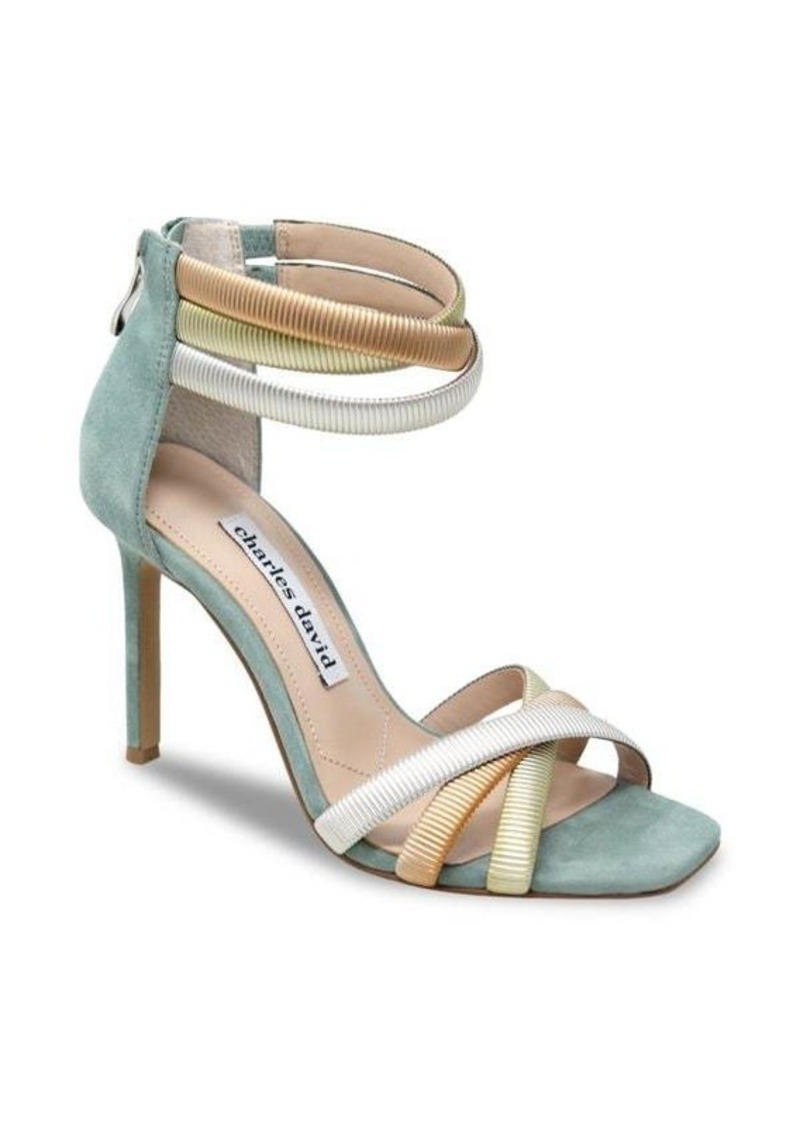 Charles David Electra Suede Stiletto Sandals